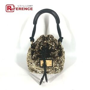 Louis Vuitton Noe Rococo All Sequin Bag Handbag Gold the Cruise sequins